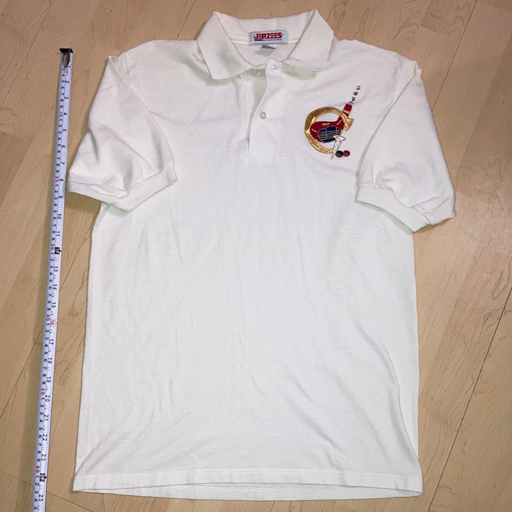 Vintage Jerzees Golf Polo Size Small Made in USA. Embroidered
